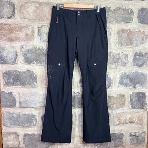 Eddie Bauer Women's 6 Black Fleece Lined Hiking Pants Outdoor Adventure Gorpcore